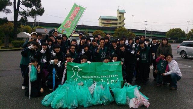 ４/５（土）桜マラソン応援そうじ＠佐賀市画像