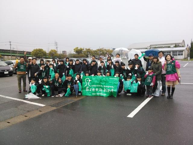 ４/５（土）桜マラソン応援そうじ＠佐賀市画像