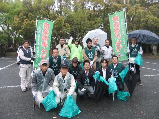 ４/５（土）桜マラソン応援そうじ＠佐賀市画像