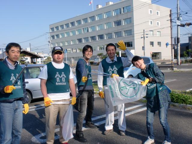 ５/７（水）朝そうじ＠佐賀城本丸歴史館周辺画像