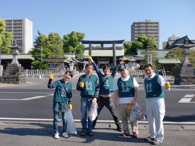 ５/７（水）朝そうじ＠佐賀城本丸歴史館周辺画像