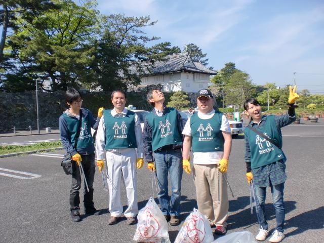 ５/７（水）朝そうじ＠佐賀城本丸歴史館周辺画像