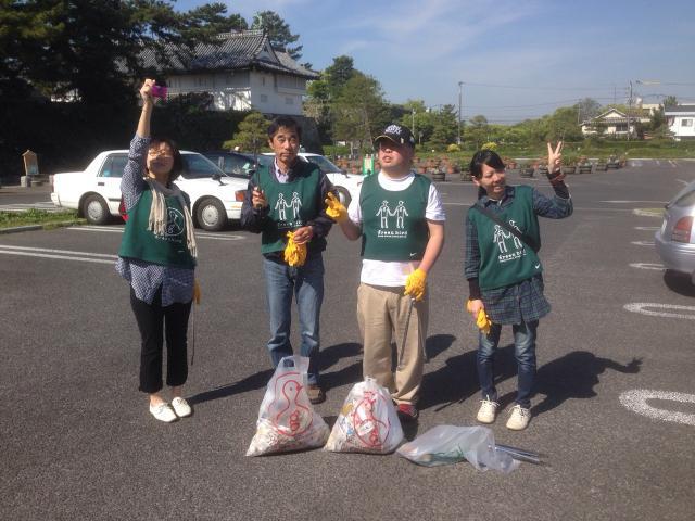 ５/７（水）朝そうじ＠佐賀城本丸歴史館周辺画像