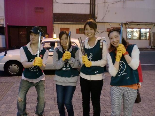 ６/１１（水）夜そうじ＠佐賀市愛敬町周辺画像