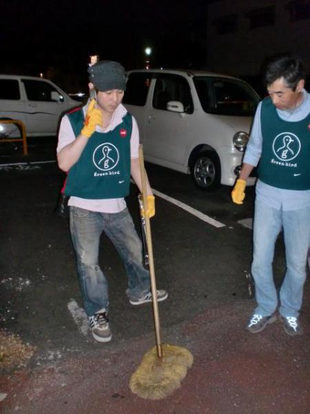 ６/１１（水）夜そうじ＠佐賀市愛敬町周辺画像