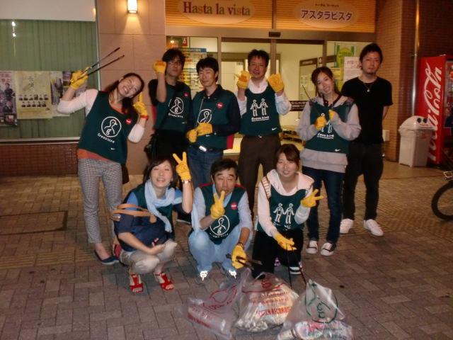 ６/１１（水）夜そうじ＠佐賀市愛敬町周辺画像