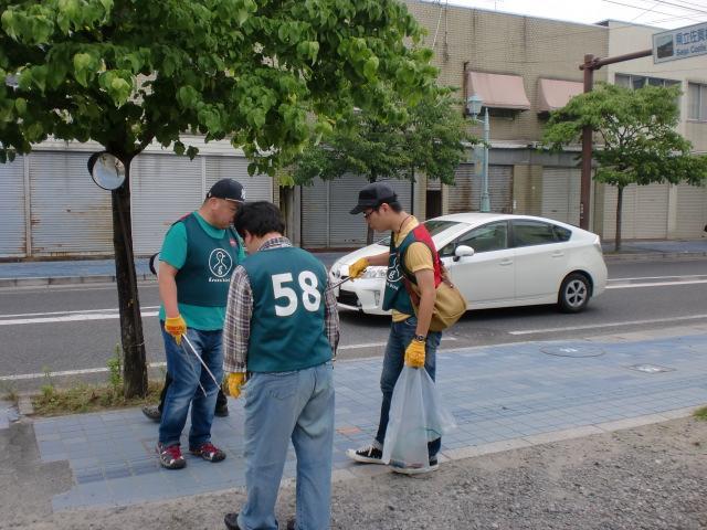 ７/２（水）朝そうじ＠佐賀城本丸画像