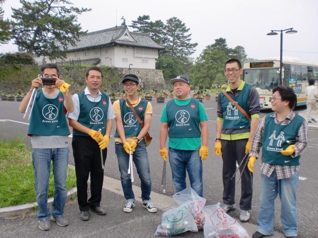 ７/２（水）朝そうじ＠佐賀城本丸画像