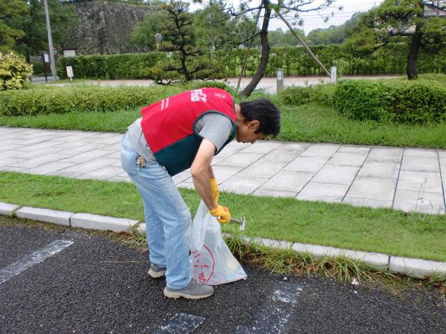 ８/６（水）朝そうじ＠佐賀城本丸歴史館画像