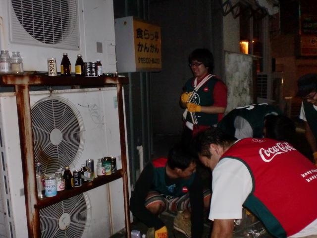 ８/１３（水）夜そうじ＠佐賀市愛敬町画像