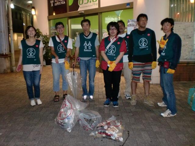 ８/１３（水）夜そうじ＠佐賀市愛敬町画像