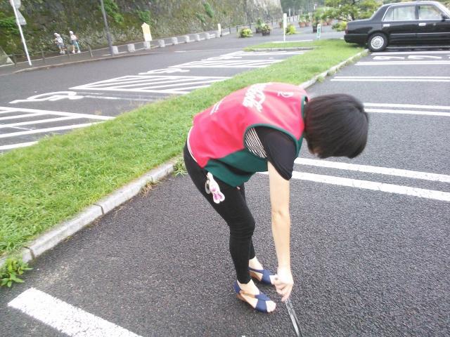 ９/３（水）朝そうじ＠佐賀城本丸歴史館画像