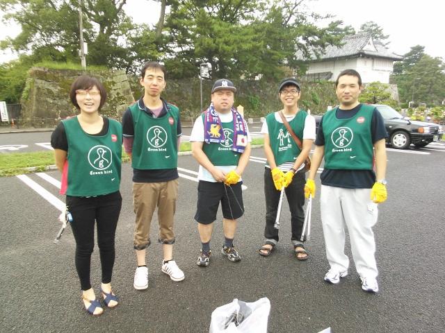 ９/３（水）朝そうじ＠佐賀城本丸歴史館画像