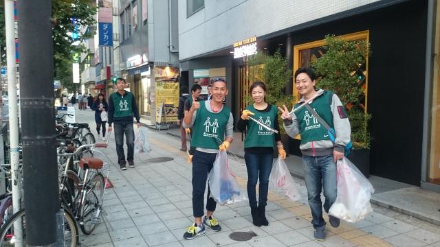 北新地チーム10月2回目(第4土曜)、大阪マラソン前日、定例おそうじ行いました！画像