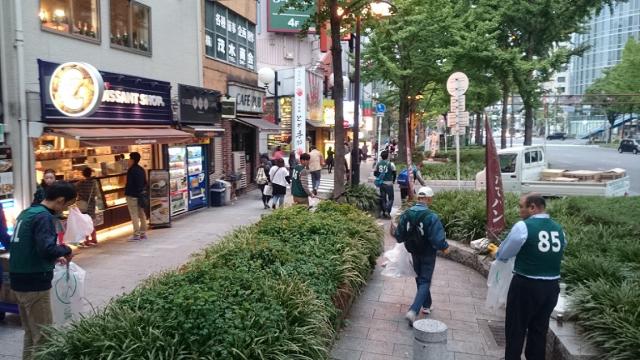 北新地チーム11月1回目(第2土曜)、定例おそうじ行いました！画像