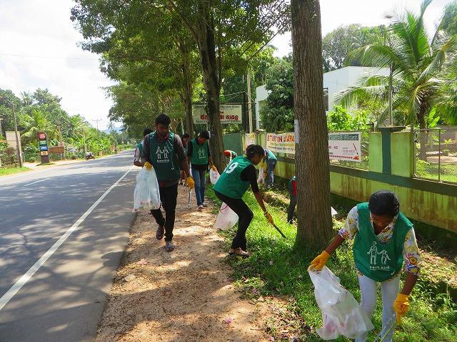雨季の合間の大晴天(10月26日)画像