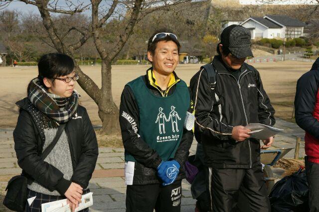 姫路城おしろのお掃除会に参加バード画像