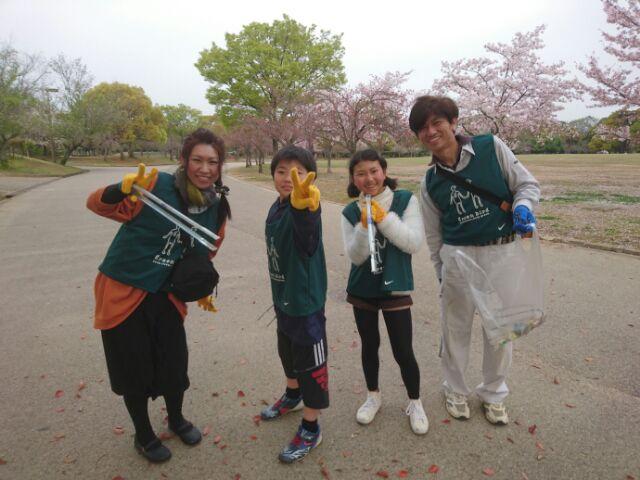 姫路城おしろのお掃除会に参加バード画像