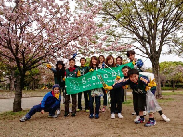 姫路城おしろのお掃除会に参加バード画像