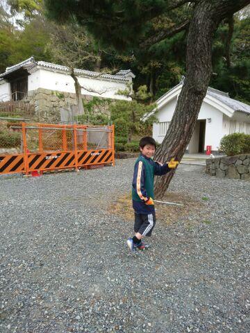 姫路城おしろのお掃除会に参加バード画像