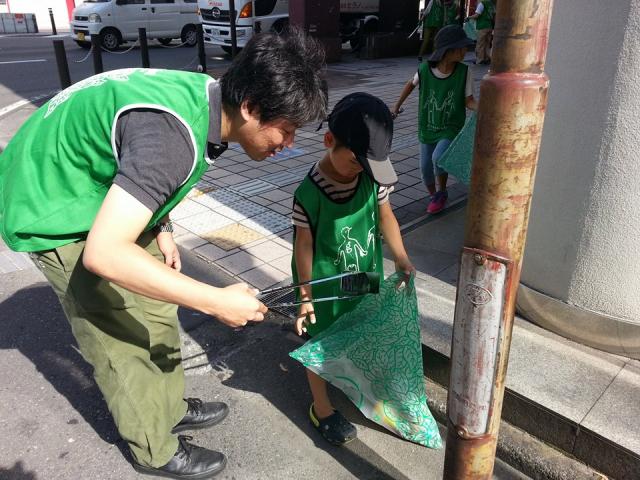 大分チームキックオフそうじ画像