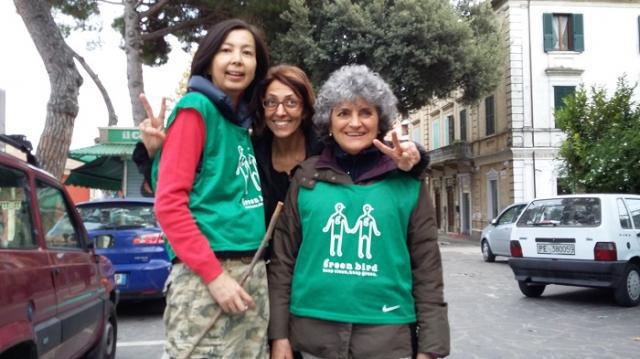 10月16日、教会前の広場で！画像