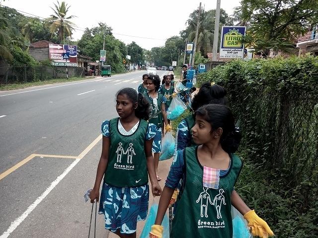 雨季のあいまの晴天。画像
