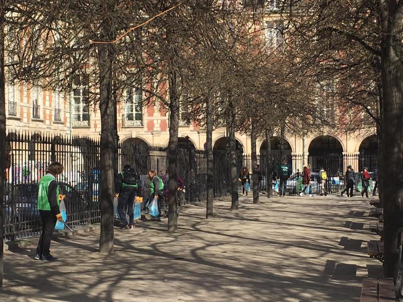 ぽかぽか陽気の2月お掃除画像