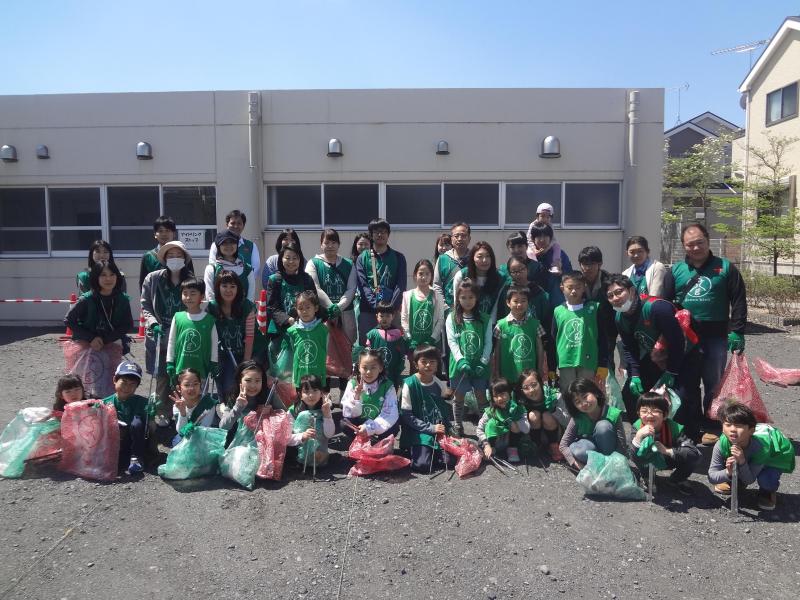 【開智小学校】通学路おそうじ画像