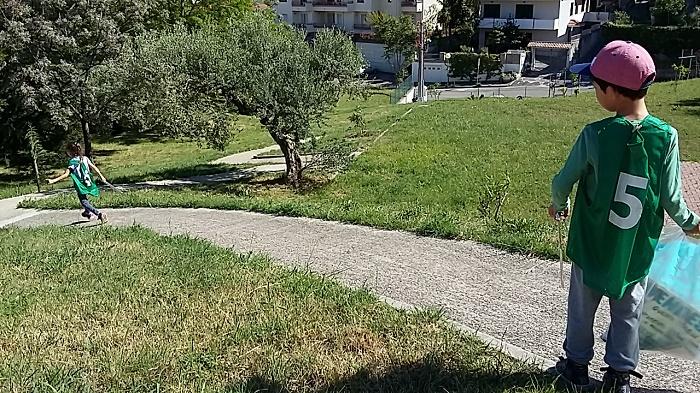 Parco Via di Sotto. イタリアも暑くなってきました。画像