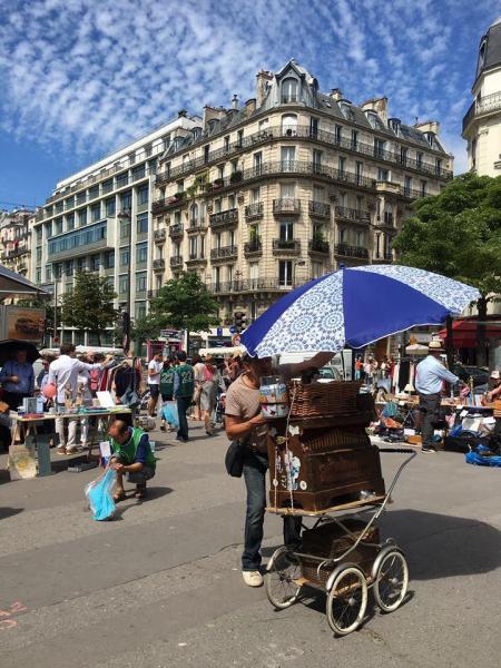 選挙とフリーマーケットとお掃除と画像