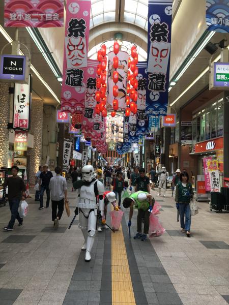 ホコテンでおそうじだーい！画像