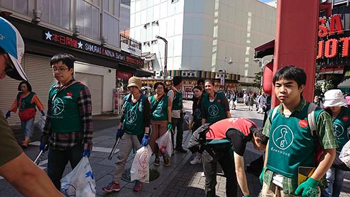 【サンデー浅草そうじ】第1回　～雷門～国際通り～六区～奥山おまいりまち商店街～画像