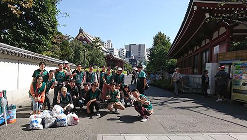 【サンデー浅草そうじ】第1回　～雷門～国際通り～六区～奥山おまいりまち商店街～画像