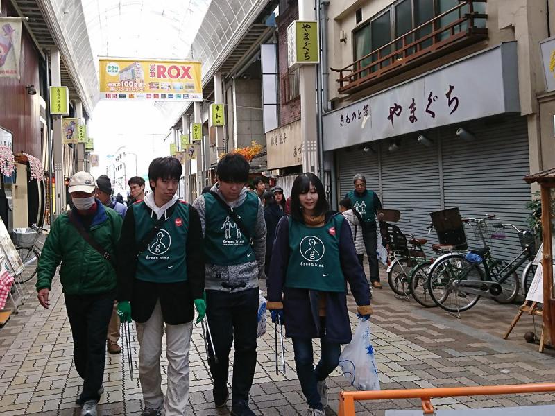 【定例】第23回　レギュラー浅草そうじ　雷門～伝法院通り～六区ブロードウェイ～すしや通り～雷門通り画像