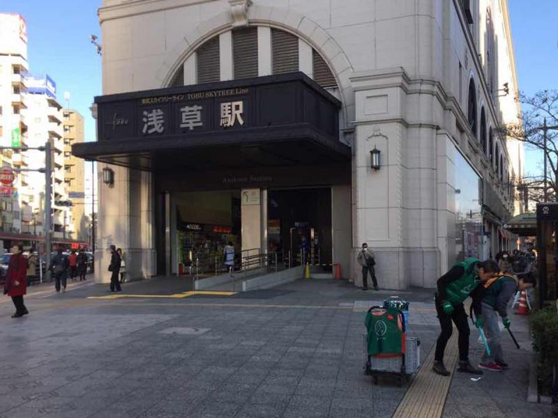 【サンデー浅草そうじ】第3回　雷門～東武浅草駅～伝法院通り画像