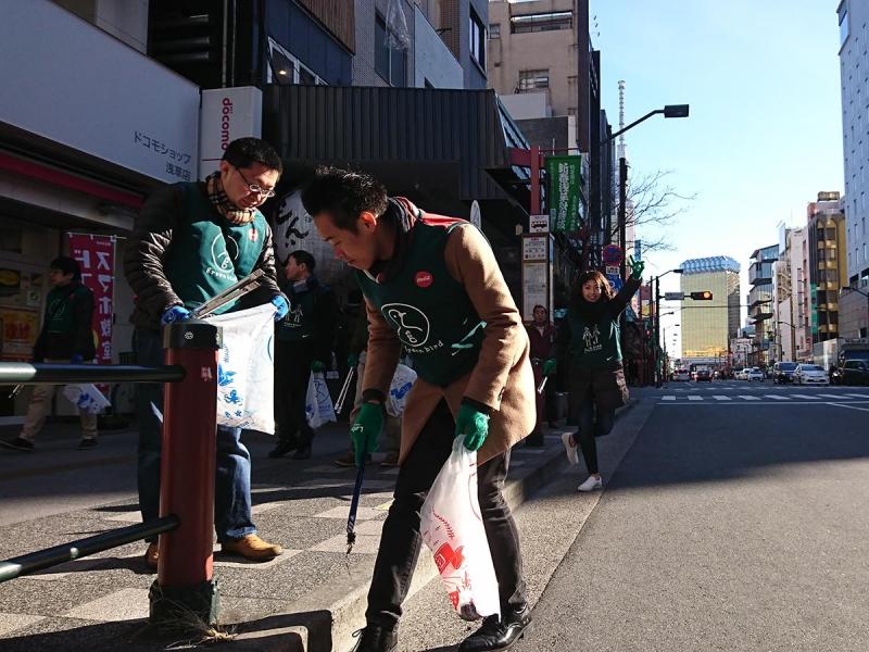 【サンデー浅草そうじ】第5回　雷門通り～国際通り～六区花道～奥山おまいりまち画像