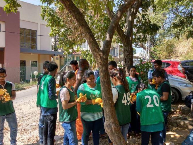 グリンバードゴミ拾い活動     January, 2018ーii画像