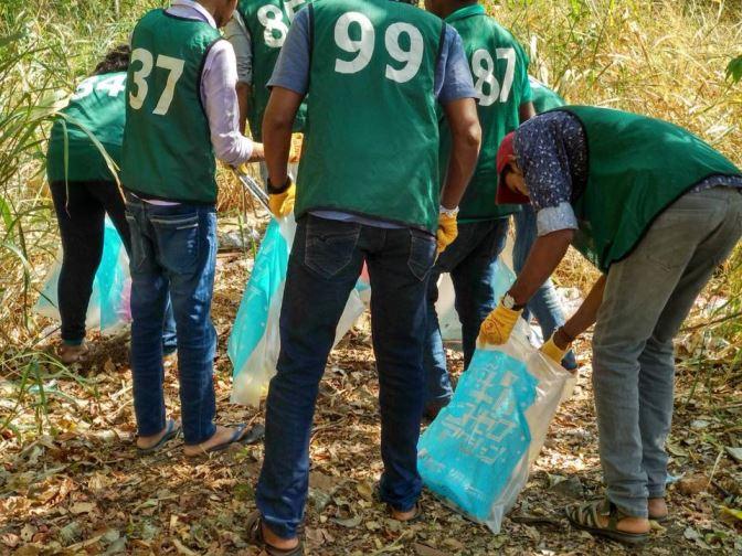 グリンバードゴミ拾い活動     January, 2018ーii画像
