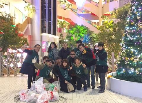 アメ村夜そうじ！画像