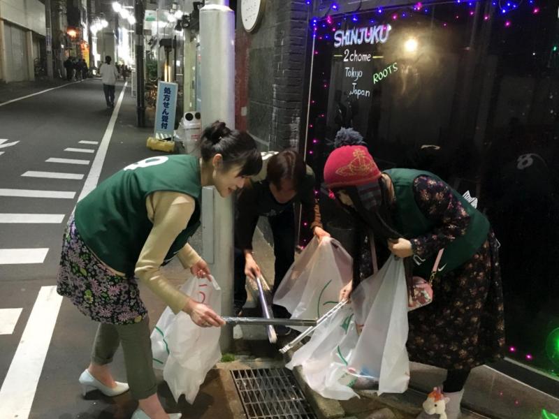暖かな気候、新宿2丁目画像
