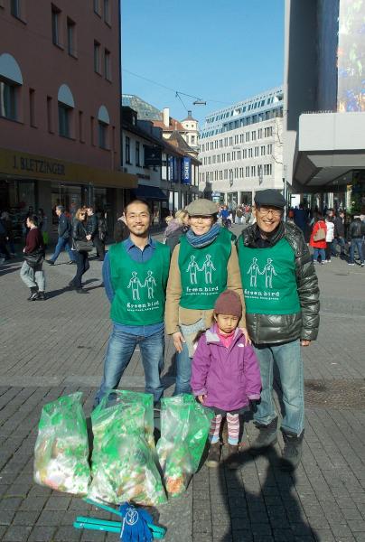 晴天の下、２回目のゴミ拾い！画像