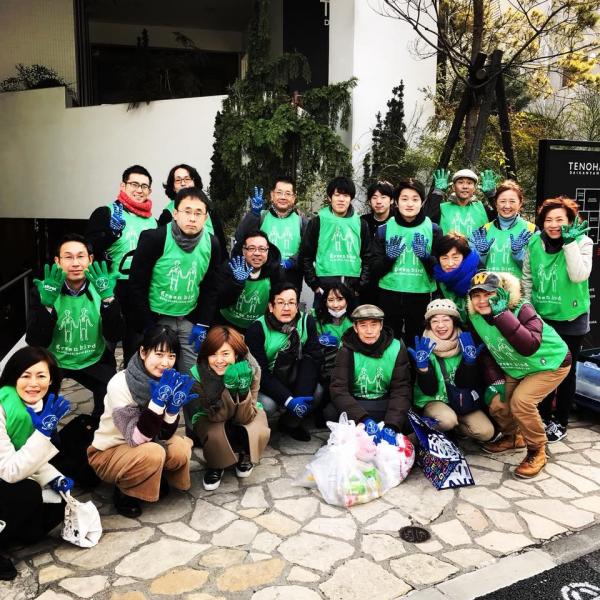 地域清掃＿旧山手通り画像