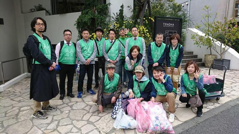 地域清掃＿旧山手通り画像