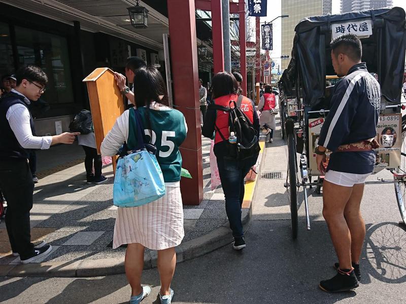 【サンデー浅草そうじ】第32回　雷門通り～馬道通り～浅草駅北口～隅田公園画像