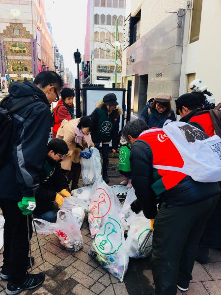 雪解け大量おそうじ画像