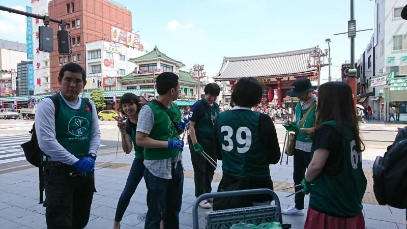 【サンデー浅草そうじ】第36回 ごみゼロ‼　馬道通り～浅草寺～国際通り画像