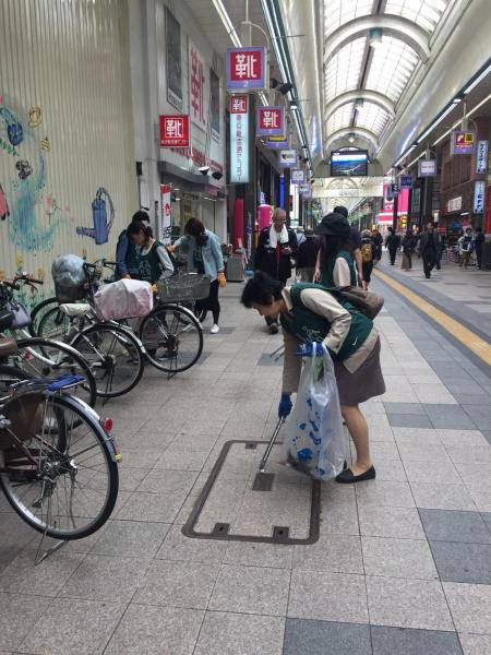 お祭り前のニコニコおそうじ画像