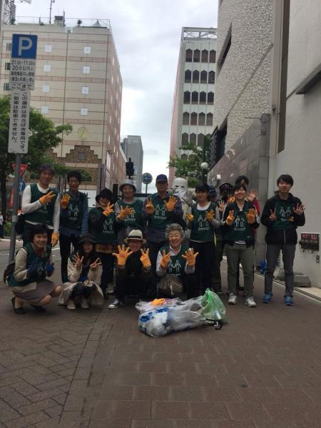 お祭り前のニコニコおそうじ画像