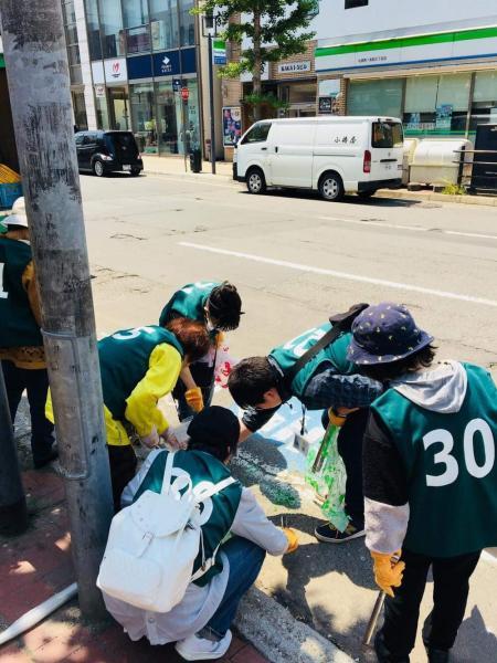 市電の会コラボそうじ画像